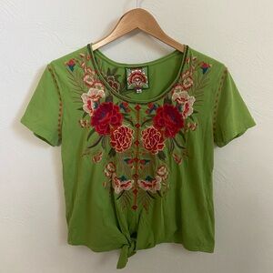 Johnny Was Embroidered Blouse